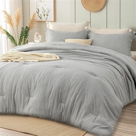 Amazon.com: INFIIXSO Grey Full/Queen Comforter Set - Boho Soft Lightweight Bedding Comforters ...