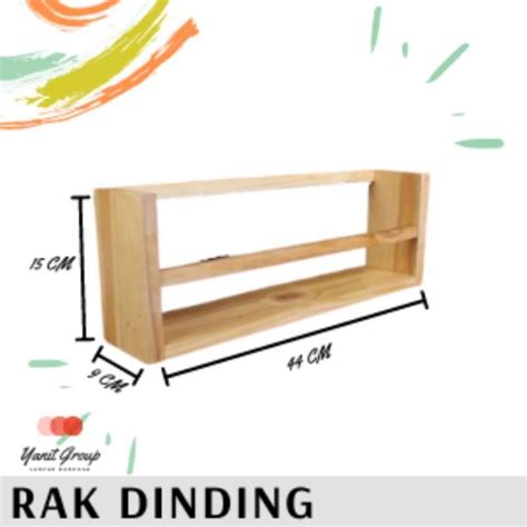 Jual Rak Dinding Gantung Kayu Minimalis Di Seller Kado Unik Yanit