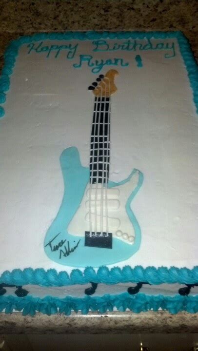 Fender Guitar Cake Guitar Cake Cake Desserts