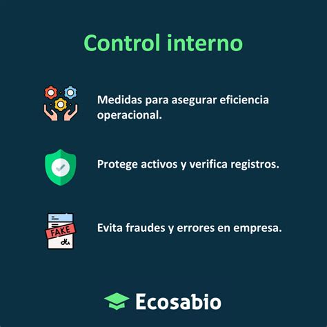 es control interno definicion  concepto ecosabio