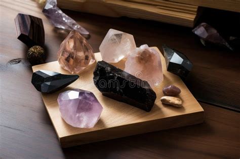 Healing Crystals Using In Healing Practice And Rituals AI Generated