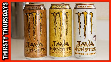 Java Monster ★ Coffee Plus Energy Vanilla Light Mean Bean And Loca