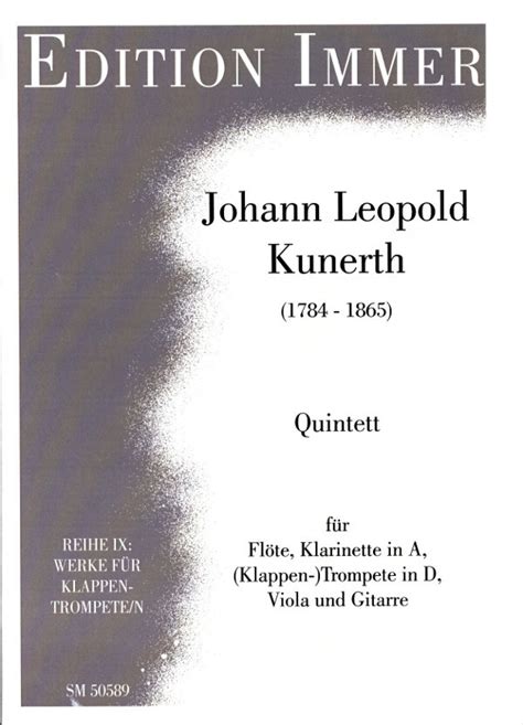 Kunerth Johann Leopold Quintett F R Fl Te Klarinette In