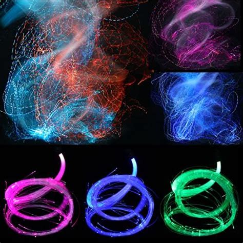 Amazon Rechargeable Led Fiber Optic Whip Dance Space Whip Light