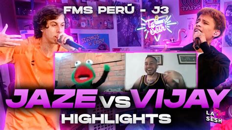 Jaze Vs Vijay Kesh Fms Per J Highlights Youtube