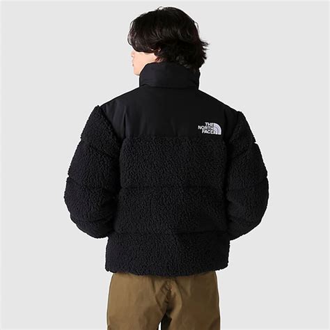 The North Face High Pile Nuptse Jacket Black