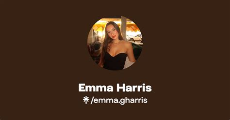 Emma Harris Instagram TikTok Linktree