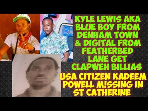 Us Citizen Kadeem Powell M Ssing In Jamaica Blue Boy Digital Get