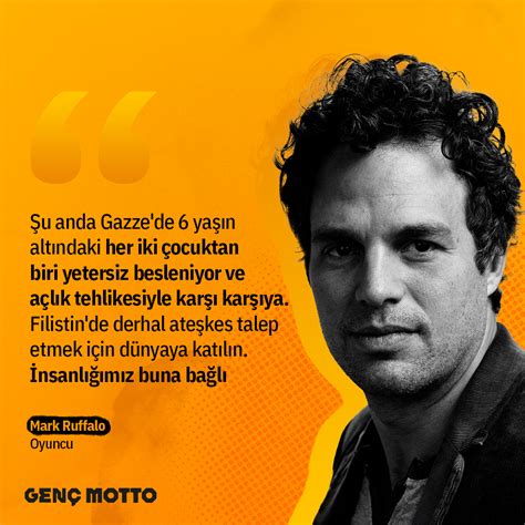 ABDli oyuncu Mark Ruffalo Gazzedeki ölümlerin durması için çağrı yaptı