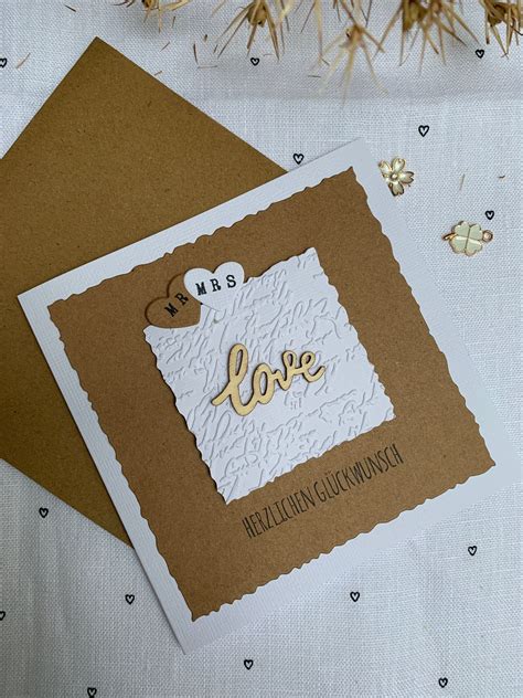 Hochzeitskarte Hochzeit Karte Karte Hochzeit Mr Und Mrs Etsy De