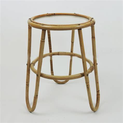 Circular Bamboo Plant Stand S