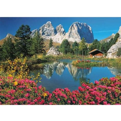 Puzzle Pi Ces Passo Pordoi Dolomites Italie Clementoni