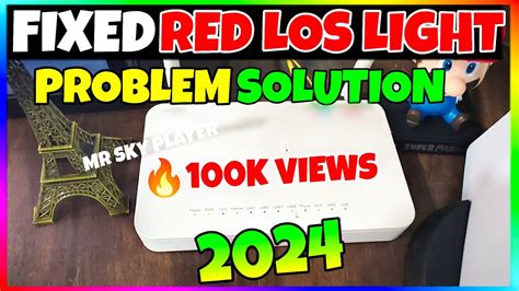 Fix Router Red Light Los Pon Green Light Problem Solution Airtel