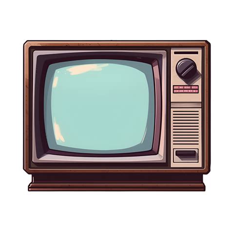 Retro Tv Television Clipart 24780362 Png