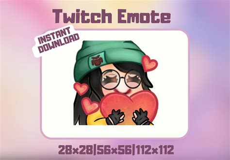 Twitch Killjoy Love Emote Cute Valorant Chibi Discord Emote Streamer