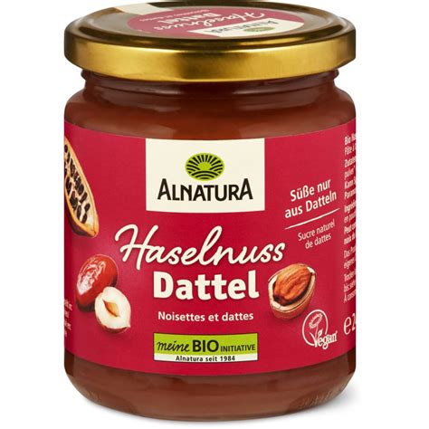 Alnatura Brotaufstrich Haselnuss Dattel Migros