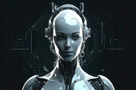 Robot woman Created with technology. 25524670 Stock Photo at Vecteezy