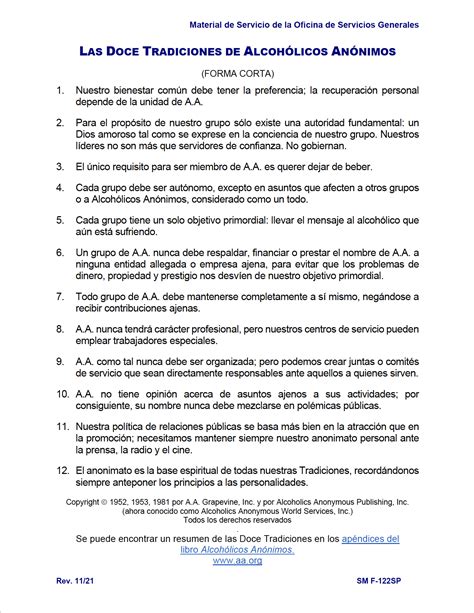 Imperialismo Acumular Entrenador Los Doce Pasos Y Las 12 Tradiciones De