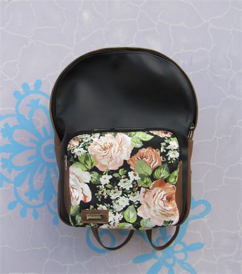 Mochila Floral Escolar Feminina Faculdade Elo7