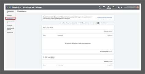 Google Ads Rechnung Finden Und Verstehen