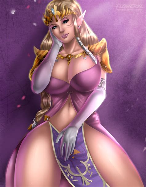 Hentai Busty Girl Alluring Armor Big Breasts Blonde Hair Cleavage