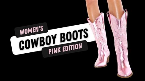 Pink Cowgirl Boots For The Fashion Forward Cowgirl A Guide To Stylish Western Boots Southern