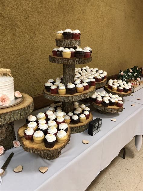 Rustic Cupcake Stands Diy Cupcake Stand Diy Cupcakes Cupcake Stand Wedding