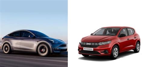 Lupta de clasă Tesla Model Y versus Dacia Sandero