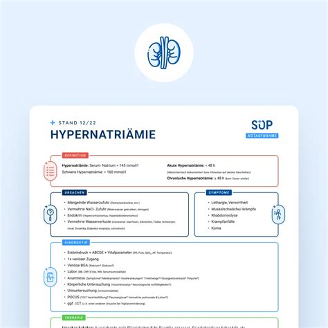 Hypernatri Mie Sop Notaufnahme