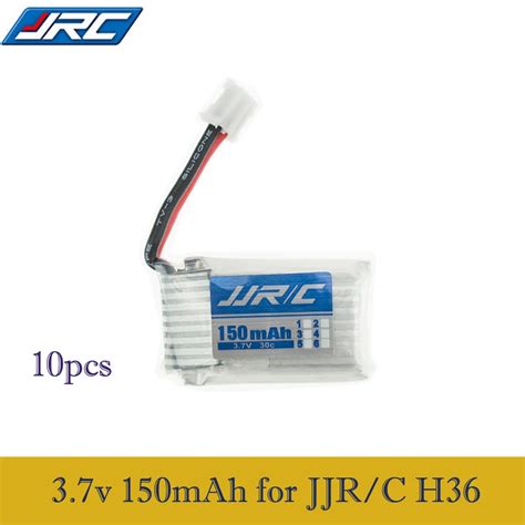 OJAX Original 10pcs 3 7V 150mah 30C Lipo Battery For RC JJRC H36