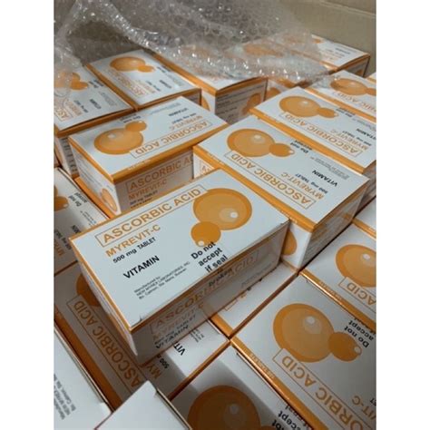 Ascorbic Acid Myrevit C Tablet Mg Vitamin C Penw Shopee