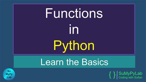 Functions In Python Python Function What Is A Python Function Sumypylab Youtube