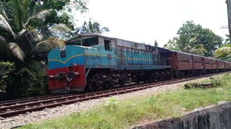 Sri Lanka Railway M4 743 Madhu Siyane Kumari Train Weligama Railway