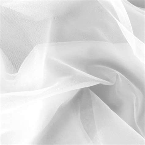 White Poly Chiffon Fabric Fabric By The Yard Etsy