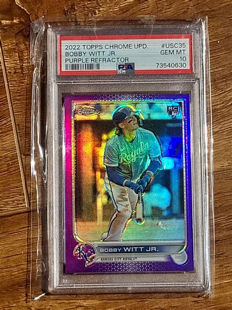 Bobby Witt Jr Topps Chrome Update Usc Purple Refractor Price