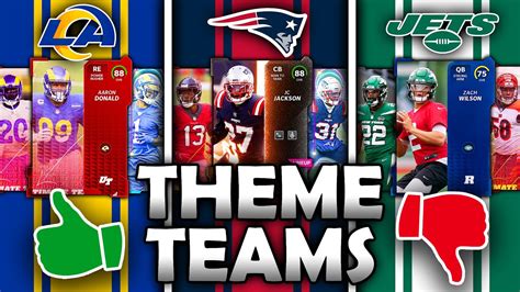 RANKING The BEST Theme Teams In Madden 22 Ultimate Team Tier List