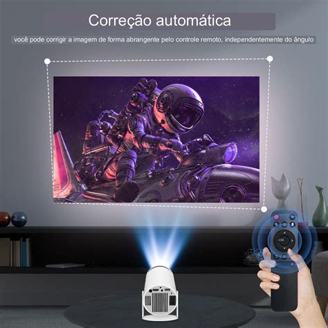 Projetor Portátil Transpeed 4K HD Android 11 WiFi 6 0 Balbino Shop