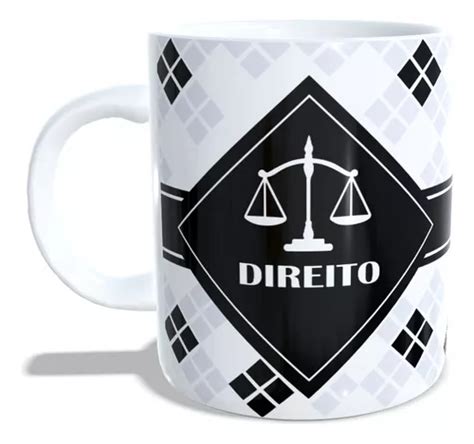 Caneca Xicara Direito Advogado Personalizada Nome MercadoLivre