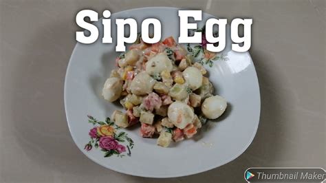 Sipo Egg Quick And Easy Recipe Youtube