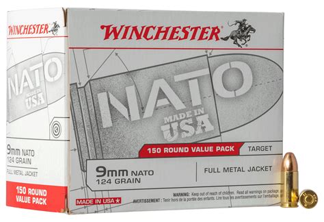 Winchester Ammo Usa Nato Usa Target Mm Nato Gr Full Metal Jacket