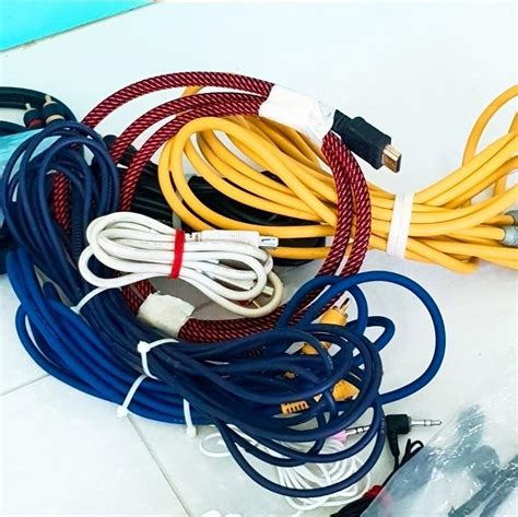 Cable Wires Video Gaming Gaming Accessories Cables And Chargers On Carousell