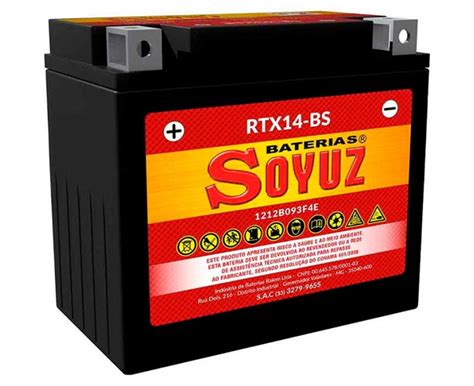 Bateria De Moto Soyuz Ah V Rtx Bs Selada