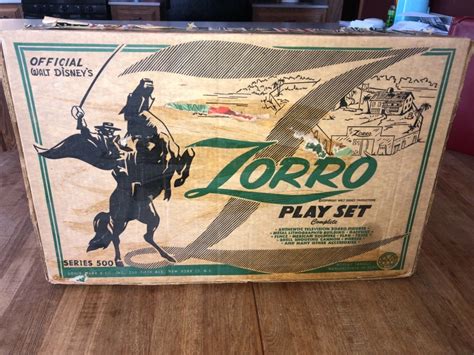 Zorro Marx Playset 500 Series Original Box Only Antique Price Guide