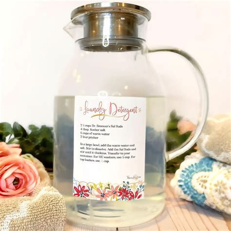 Homemade DIY Laundry Detergent Recipe