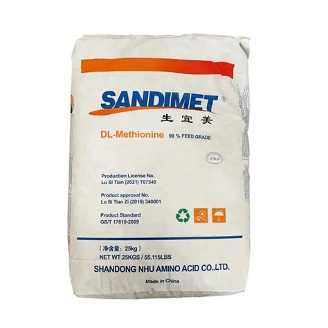 Dl Methionine Dl Methionine Feed Grade For Poultry Feed Kg Bag