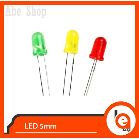 Jual Led Mm Mm Warna Merah Kuning Hijau Terang High Quality Dioda