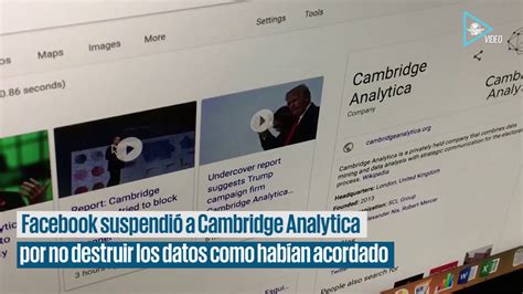 Así Va El Caso Facebook Cambridge Analytica Youtube