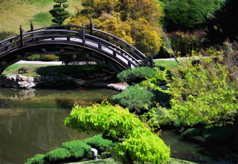 Japanese Garden Bridge Free Stock Photo - Public Domain Pictures