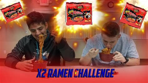 Crazy X Spicy Ramen Noodle Challenge Youtube