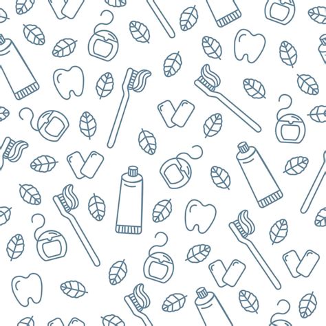 Premium Vector Medical Drawing Pattern Health Care Dentist Oral